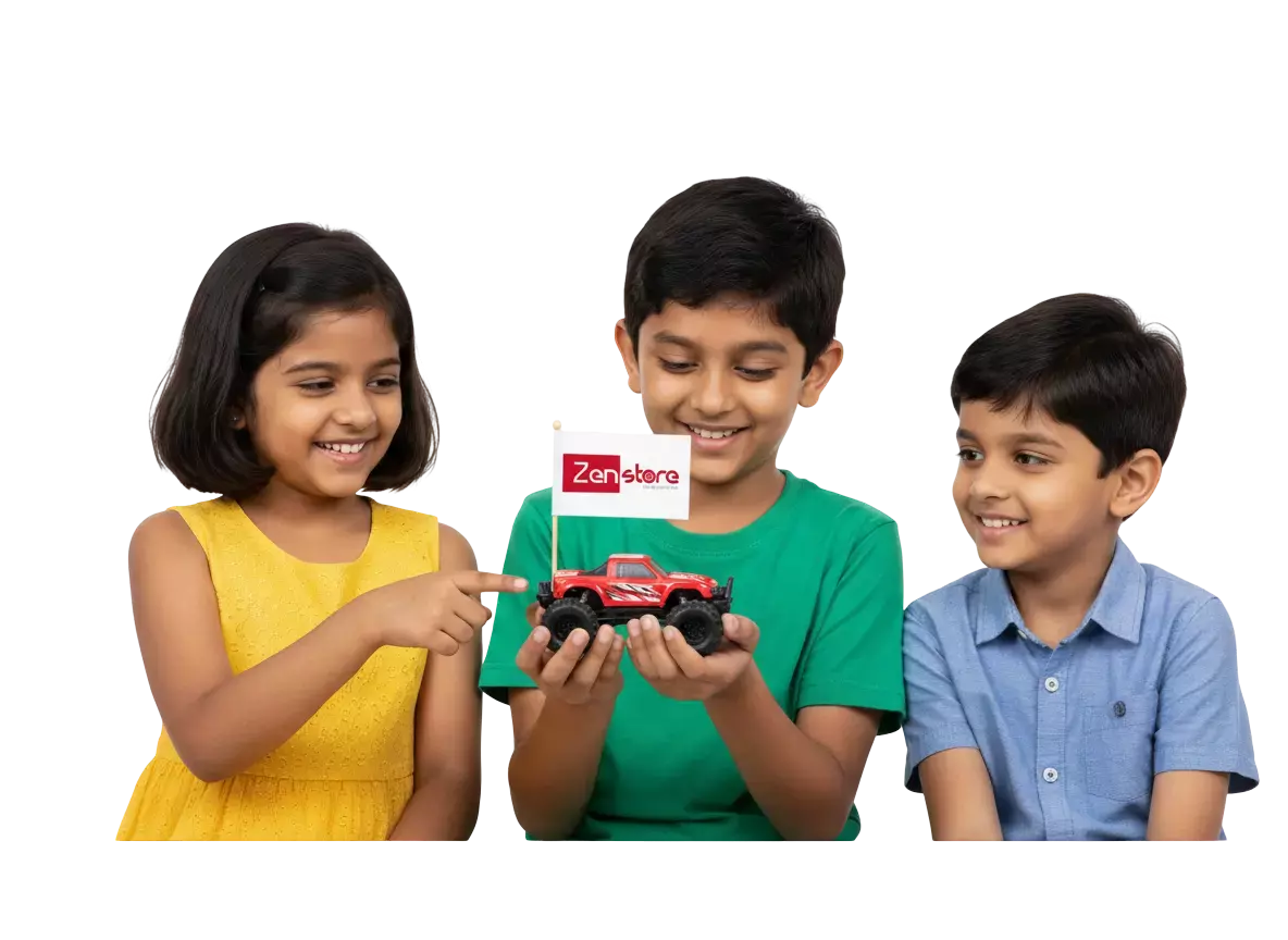 Children exploring ZenStore career kits