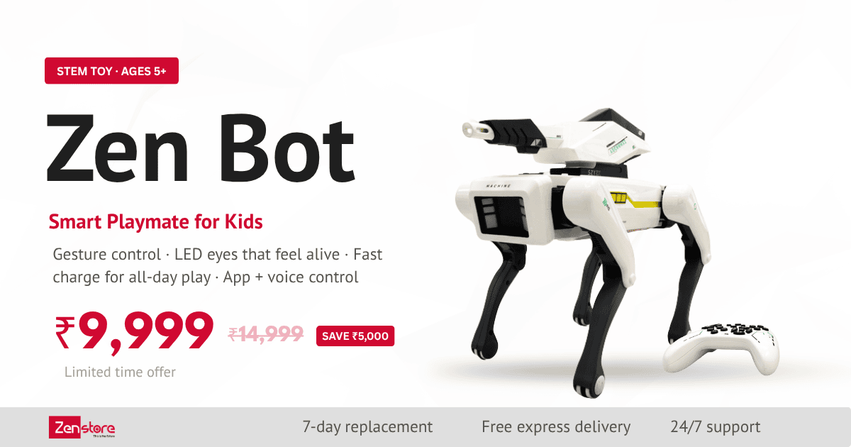 Zen Bot - Gesture-Controlled STEM Robot Toy for Kids
