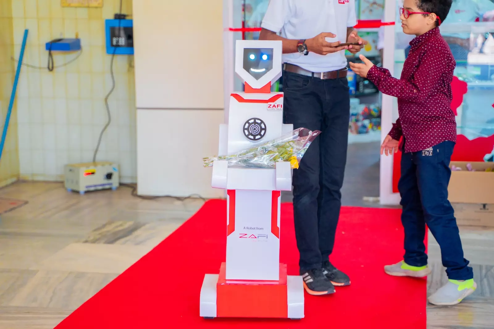 STEM learning kits including Arduino boards and line follower drones