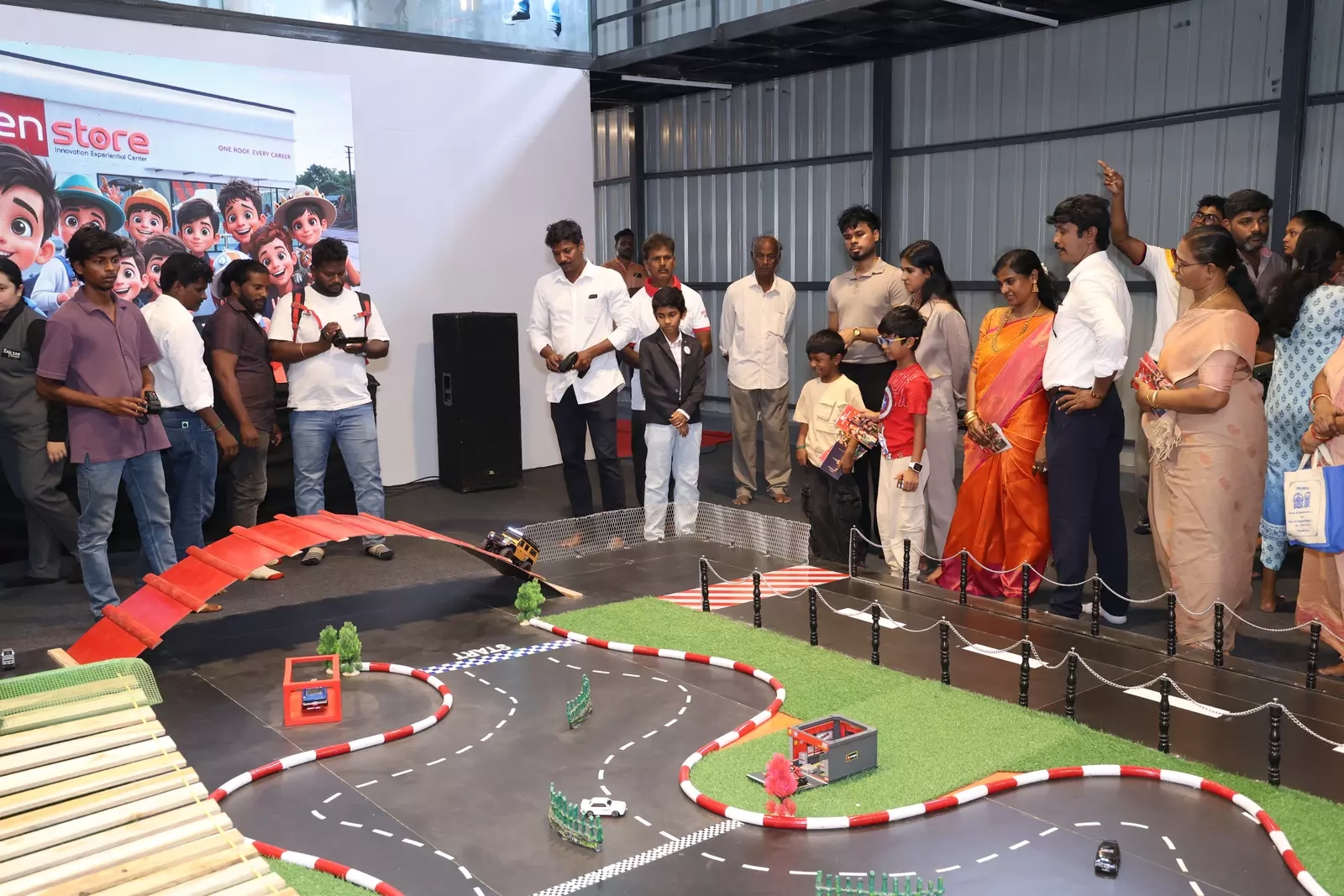 Robotics track live demonstration