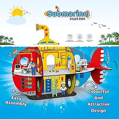 DIY Submarine Playset Doll House DIY Submarine Playset Doll House