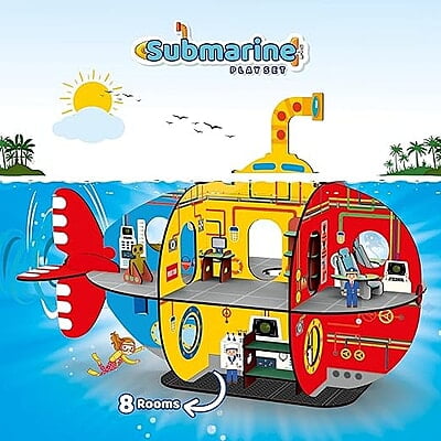 DIY Submarine Playset Doll House DIY Submarine Playset Doll House